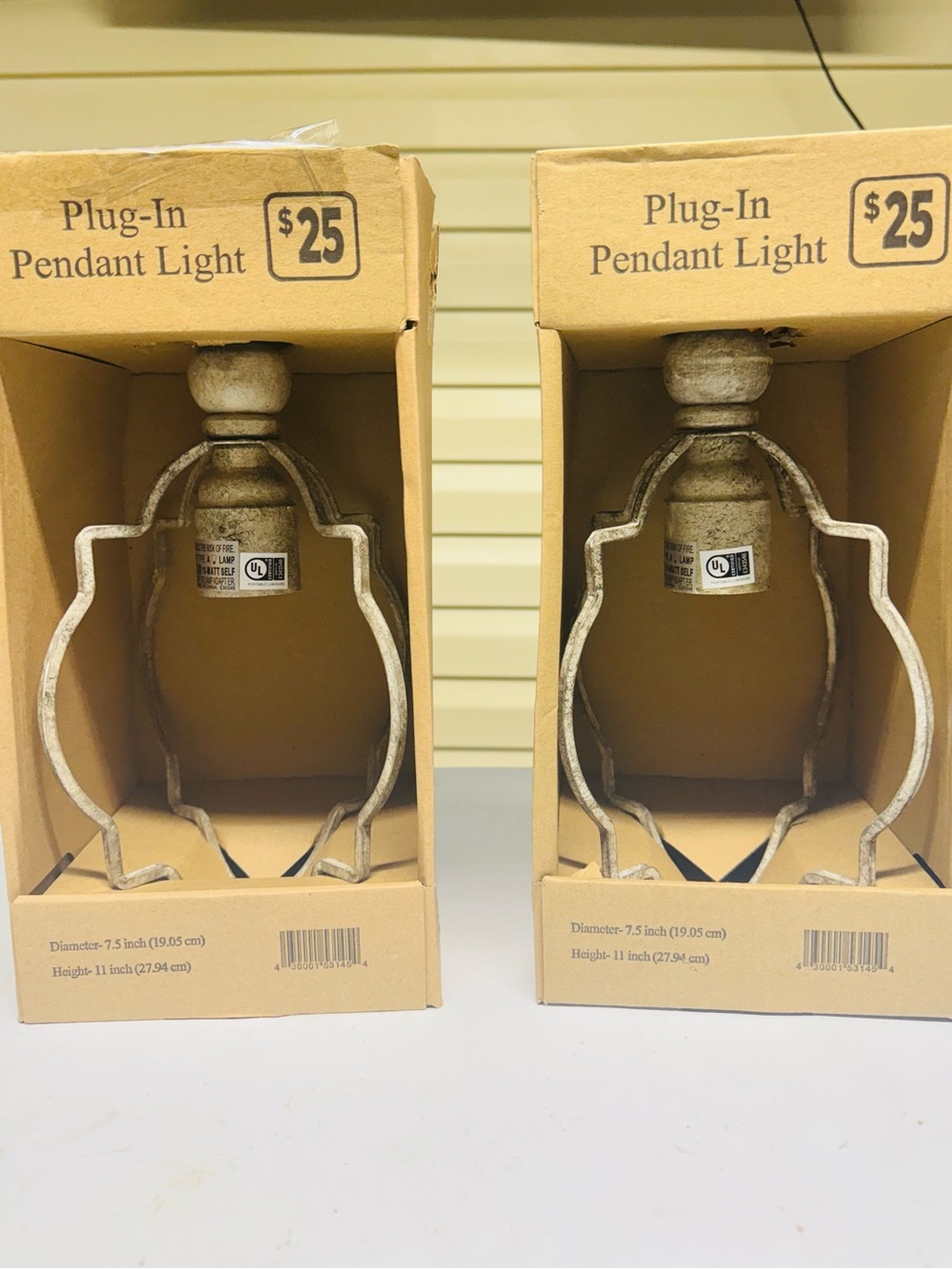 Plug-In Pendant Light